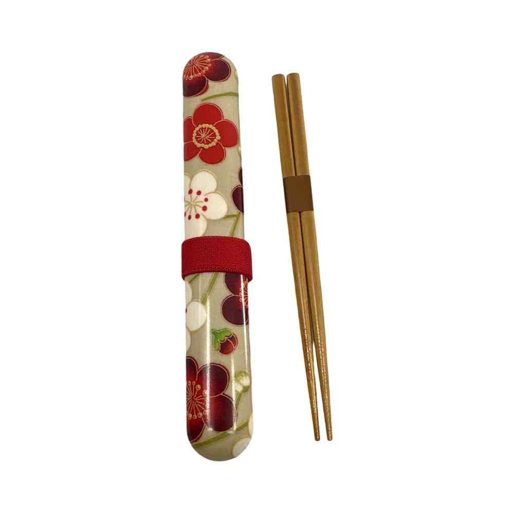 Hakoya Collection Wood Chop Sticks with Case